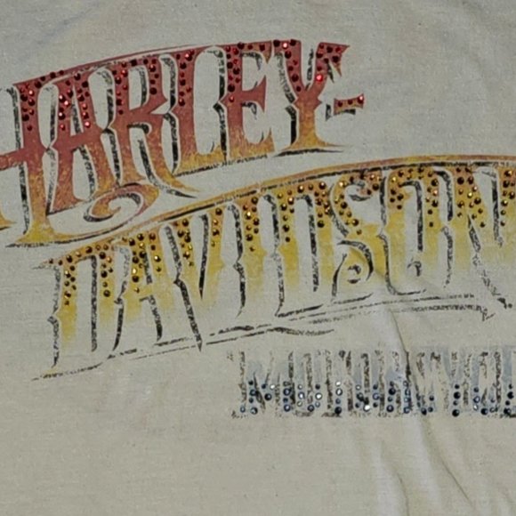 Harley-Davidson Rhinestone T-Shirt - Picture 6 of 7